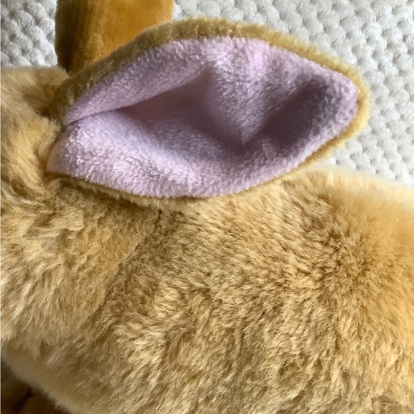 Realistic Plush Golden Tan Bunny Rabbit Stuffed Animal Toy Unbranded - Picture 10 of 11